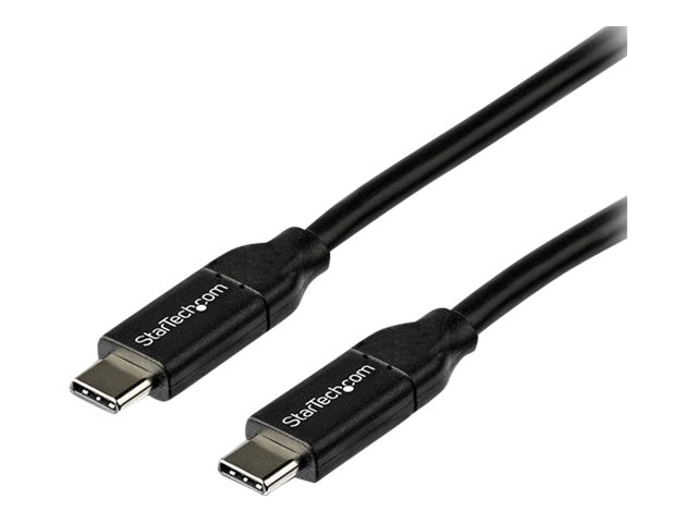 2m USB-C to USB-C cable with 5A/100W Power Delivery - M/M - white - USB 2.0 - USB-IF certified - USB-C charging cable