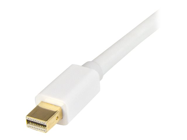 StarTech.com Mini DisplayPort to HDMI Converter Cable - 3 ft (1m) - mDP to HDMI Adapter with Built-in Cable - (M / M) Ultra HD 4K - White (MDP2HDMM1MW) - Adapter cable - Mini DisplayPort male to HDMI male - 1 m - white - 4K support
