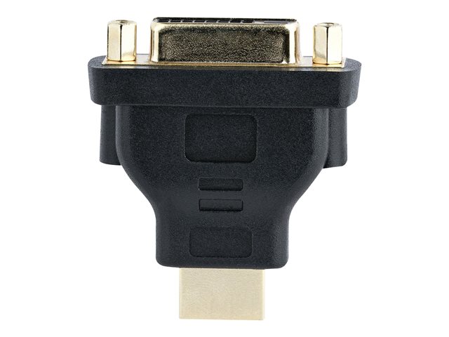 StarTech.com HDMI Male to DVI Female - HDMI to DVI-D Adapter - Bi-Directional - DVI to HDMI (HDMIDVIMF) - Adapter - dual link - HDMI male to DVI-D female - black - for P/N: DK31C3HDPD, DK31C3HDPDUE, SV221HUC4K, SV231DHU34K6, SV231HU34K6, SV431HU34K6