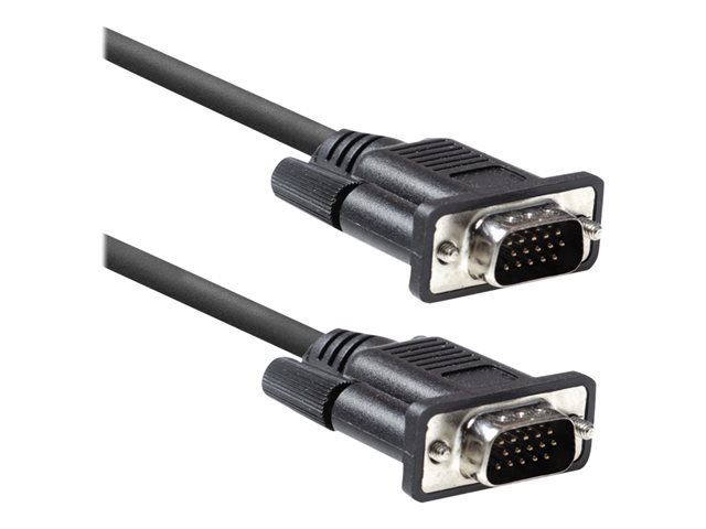 ACT - VGA-kabel - HD-15 (VGA) (M) naar HD-15 (VGA) (M) - 1.8 m - gevormd, duimschroeven - zwart