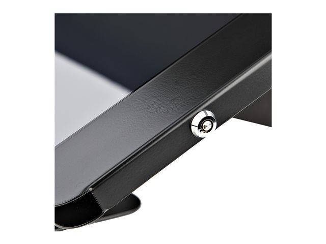 StarTech.com Secure Tablet Stand, Anti Theft Universal Tablet Holder for Tablets up to 10.5\", Lockable Tablet Stand for Desk/ K-Slot Compatible, VESA Mount, Wall Mount Tablet Enclosure - Security POS Tablet Stand (SECTBLTPOS2) - Stand - for tablet -