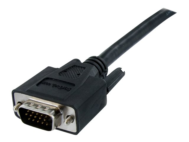 StarTech.com 5m DVI to VGA Display Monitor Cable M/M DVI to VGA (15 Pin) - Video cable - HD-15 (VGA) (M) to DVI-A (M) - 5 m - molded, thumbscrews - black