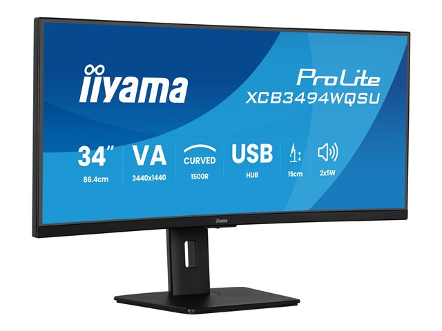34\"W LCD Curved Business UWQHD VA