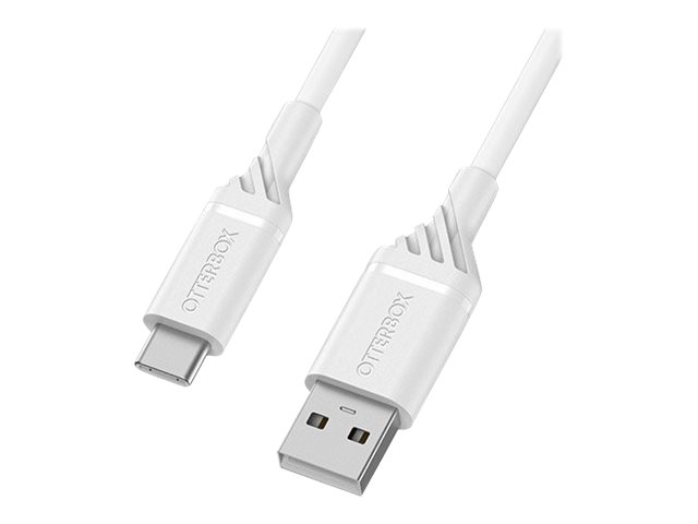 OtterBox Standard - USB cable - 24 pin USB-C (M) to USB (M) - USB 2.0 - 3 A - 1 m 
