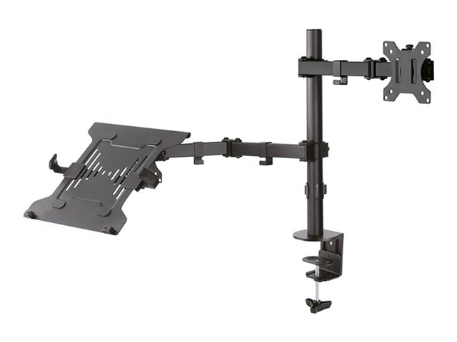 Neomounts FPMA-D550NOTEBOOK - Mounting kit - full-motion - for LCD display / notebook - black - screen size: 10\"-32\" - clamp mountable, grommet, desk-mountable