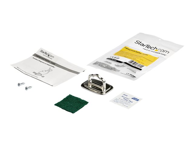 StarTech.com Laptop Cable Lock Anchor - Large - Security Cable Anchor Point - Lock anchor - silver - for P/N: LTLOCKNBL