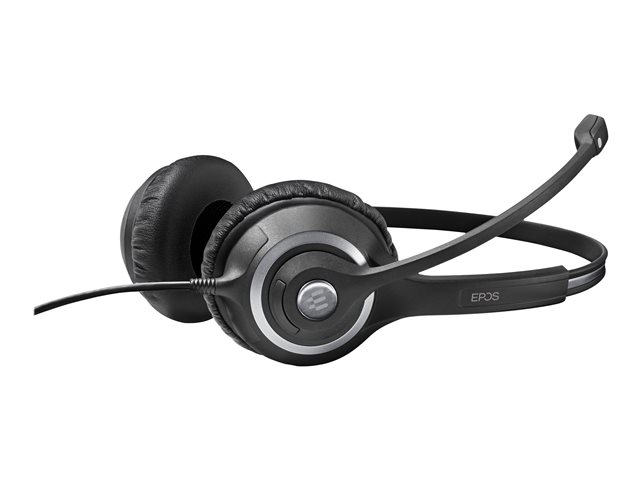 EPOS IMPACT SC 268 - 200 Series - headset - on-ear - wired - Easy Disconnect - black, silver