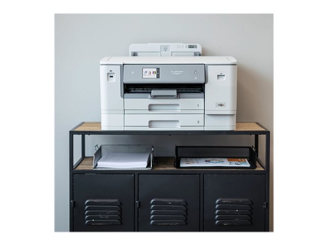 Brother HL-J6010DW - Printer - colour - Duplex - ink-jet - A3/Ledger - 1200 x 4800 dpi - up to 30 ppm (mono) / up to 30 ppm (colour) - capacity: 600 sheets - USB 2.0, LAN, Wi-Fi(n), USB 2.0 host, NFC