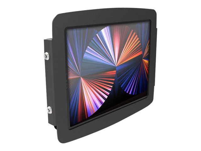Compulocks iPad Pro 12.9\" (3-6th Gen) Space Enclosure Wall Mount - Enclosure - for tablet - lockable - aluminium - black - screen size: 12.9\" - mounting interface: 100 x 100 mm - wall-mountable - for Apple 12.9-inch iPad Pro (3rd generation, 4th generation, 5th generation, 6th generation)