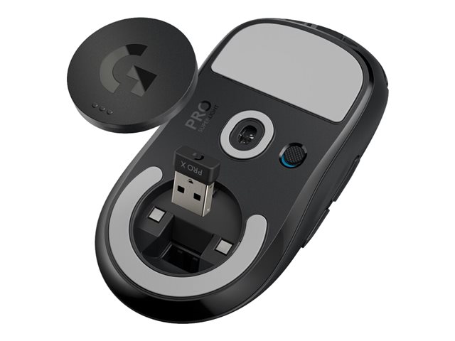 Logitech PRO X SUPERLIGHT Wireless Gaming Mouse - Mouse - optical - 5 buttons - wireless - 2.4 GHz - USB Logitech LIGHTSPEED receiver - black