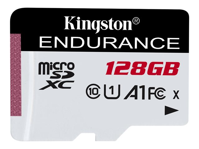 Kingston High Endurance - Flash memory card - 128 GB - A1 / UHS-I U1 / Class10 - microSDXC UHS-I