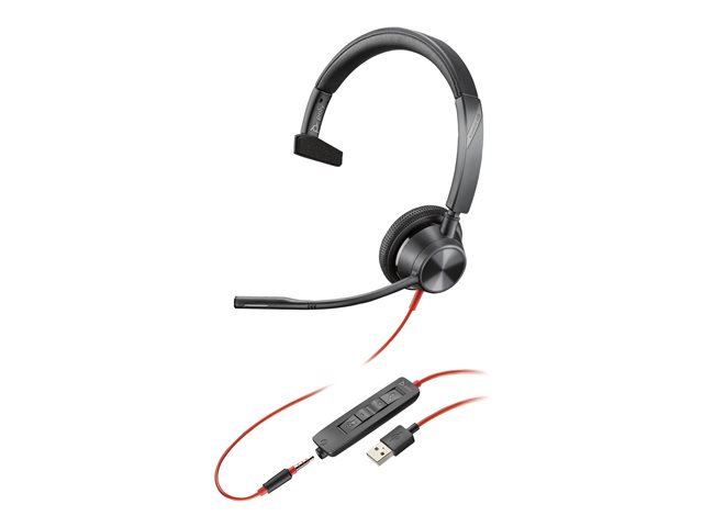 Poly Blackwire 3315 USB-A Headset - Replaces Poly SKU 213936-101