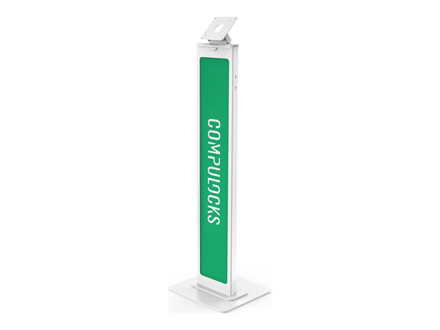 Compulocks VESA Brandable Floor Stand - Stand - for tablet - aluminium - white - floor-standing