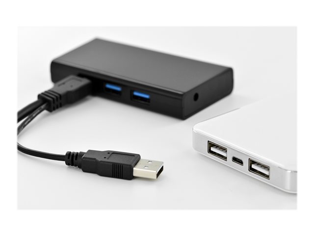 USB 3.0 Y-adapter cable type 2xA A M/M/F