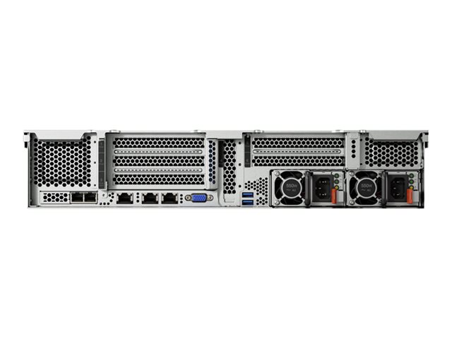 Lenovo ThinkSystem SR550 7X04 - Server - rack-mountable 2U - 2-way - 1 x Xeon Silver 4208 / up to 3.2 GHz - RAM 16 GB - no HDD - Matrox G200 - Gigabit Ethernet - no OS - monitor: none