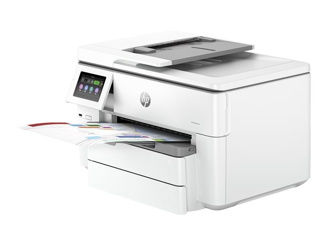 HP Officejet Pro 9730e Wide Format All-in-One - Multifunction printer - colour - ink-jet - A3/Ledger (297 x 432 mm) (original) - A3 (media) - up to 18 ppm (copying) - up to 22 ppm (printing) - 250 sheets - USB 2.0, LAN, Wi-Fi(ac), USB 2.0 host, Bluetooth - cement