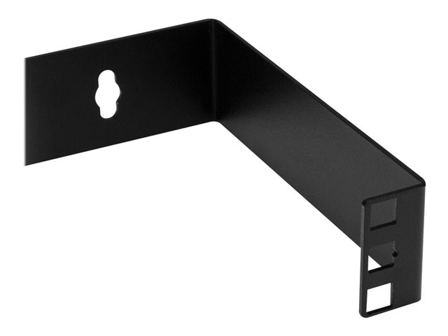 StarTech.com 1U Hinged Wall Mount Patch Panel Bracket - 4 inch Deep - 19\" Patch Panel Swing Rack for Shallow Network Equipment- 17lbs (WALLMOUNTH1) - Wall mount bracket - 1U - 19\" - for P/N: PANEL4524