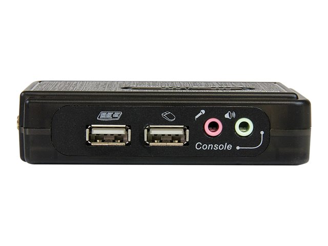 StarTech.com 2 Port USB VGA KVM Switch - Single VGA - Hot-key & Audio Support - 2048x1536 @60Hz KVM Switch - KVM Video Switch (SV211KUSB) - KVM / audio switch - 2 x KVM / audio - 1 local user - desktop