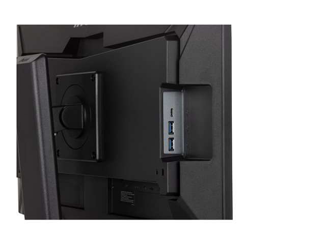 iiyama ProLite XUB2492QSU-B1 - LED monitor - 24\" (23.8\" viewable) - 2560 x 1440 WQHD @ 100 Hz - IPS - 300 cd/m² - 1000:1 - 0.5 ms - HDMI, DisplayPort - speakers - black, matte