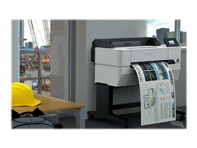 Epson SureColor SC-T3405 - With Stand - 24\" large-format printer - colour - ink-jet - Roll A1 (61.0 cm) - 2400 x 1200 dpi - Gigabit LAN, Wi-Fi(n), USB host, USB 3.0 - cutter