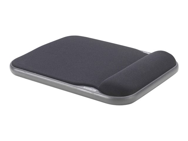 Kensington Sports Contour Gel Mouse Wrist Pad - Mouse pad with wrist pillow - black