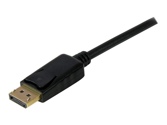 StarTech.com 6ft DisplayPort to VGA Cable - 1920 x 1200 - Active DP to VGA Adapter - DP to VGA Monitor Cable (DP2VGAMM6B) - DisplayPort cable - DisplayPort (M) to HD-15 (VGA) (M) - 1.83 m - latched - black