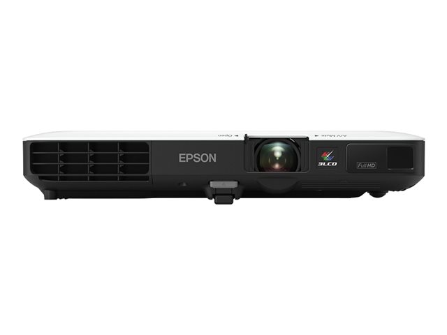 Epson EB-1795F - 3LCD projector - portable - 3200 lumens (white) - 3200 lumens (colour) - Full HD (1920 x 1080) - 16:9 - 1080p - 802.11n wireless / NFC / Miracast - black, white