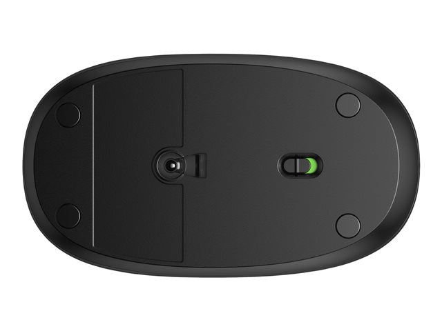 HP 240 - Mouse - right and left-handed - optical - 3 buttons - wireless - Bluetooth 5.1 - jet black - for Laptop 14, 14s, 15, 15s, 17, Pavilion 32