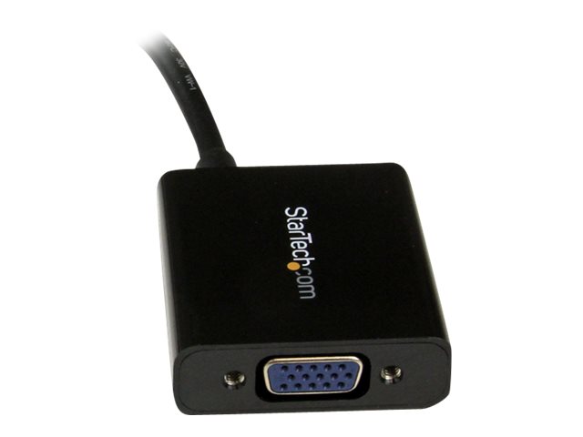StarTech.com DVI-D to VGA Active Adapter Converter Cable - 1080p - DVI to VGA Converter box (DVI2VGAE) - Adapter - DVI-D, Micro-USB Type B (power only) to HD-15 (VGA) (F) - 24.8 m - 1920 x 1200 (WUXGA) support, active - black