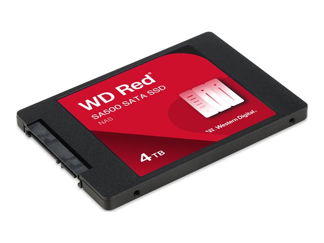 WD Red SA500 WDS400T2R0A-68CKB0 - SSD - 4 TB - internal - 2.5\" - SATA 6Gb/s