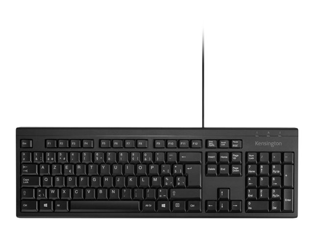 Kensington ValuKeyboard - Keyboard - USB - Belgium - black