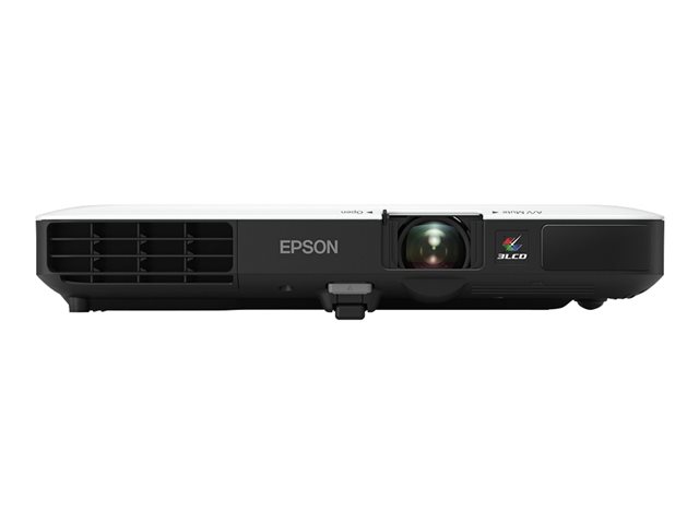 Epson EB-1780W - LCD projector - portable - 3000 lumens (white) - 3000 lumens (colour) - WXGA (1280 x 800) - 16:10 - 720p - 802.11n wireless - black, white