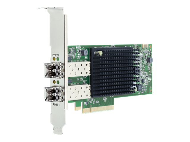 Emulex LPE35002-M2 - Host bus adapter - PCIe 4.0 x8 low profile - 32Gb Fibre Channel Gen 7 (Short Wave) x 2