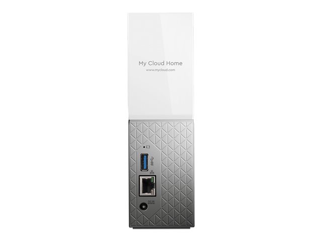 WD My Cloud Home WDBVXC0020HWT - Personal cloud storage device - 2 TB - HDD 2 TB x 1 - RAM 1 GB - Gigabit Ethernet