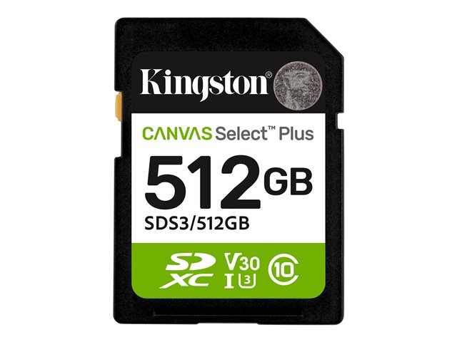 512GB SDXC Canvas Select Plus UHS-I U3