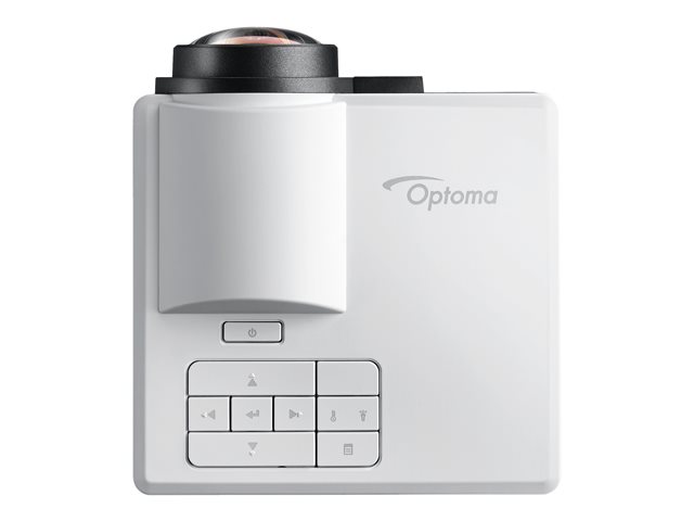 Optoma ML1050ST+ - DLP projector - RGB LED - 3D - 1000 lumens - WXGA (1280 x 800) - 16:10 - 720p - short-throw fixed lens