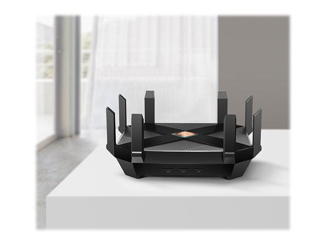 TP-Link Archer AX6000 - Wireless router - 8-port switch - GigE, 2.5 GigE - 802.11a/b/g/n/ac/ax - Dual Band
