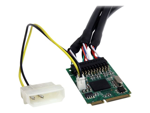 StarTech.com 3 Port 2b 1a 1394 Mini PCI Express FireWire Card Adapter - FireWire adapter - PCIe Mini Card - FireWire 800 - 2 ports + 1 x FireWire - MPEX1394B3 - FireWire adapter - PCIe Mini Card - FireWire 800 - 2 ports + 1 x FireWire