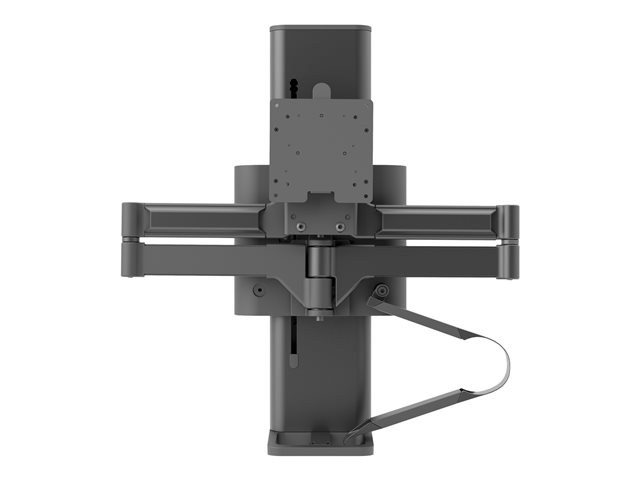 Ergotron TRACE - Mounting kit (pivot, base, VESA spacer, lift column, extension arms, 2-piece desk clamp) - Constant Force Technology - for LCD display - matte black - screen size: 21.5-38\"