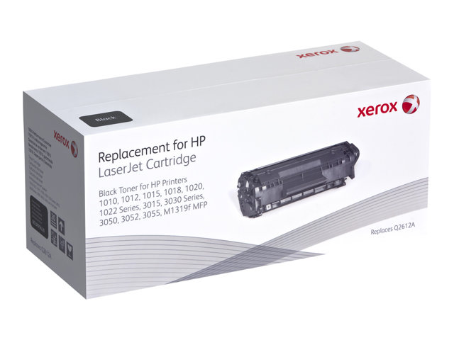 Xerox - Black - compatible - toner cartridge (alternative for: HP 12A) - for HP LaserJet 1010, 1012, 1015, 1018, 1020, 1022, 3015, 3020, 3030, 3050, 3052, 3055, M1005