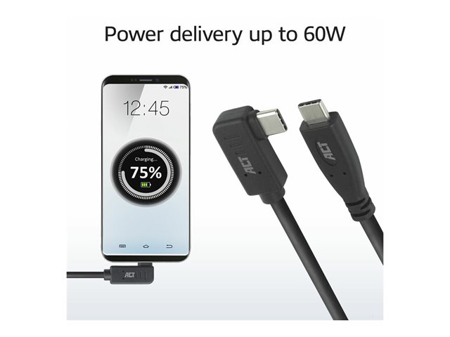 USB CM ST - CM SI 10G 60W 3M. 1 stk