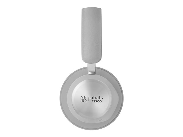Bang & Olufsen Cisco 980 - Headset - full size - Bluetooth - wireless, wired - active noise cancelling - USB-A, 3.5 mm jack - first light - Cisco Webex Certified - for Cisco IP Phone 8800, Webex Desk Pro Series