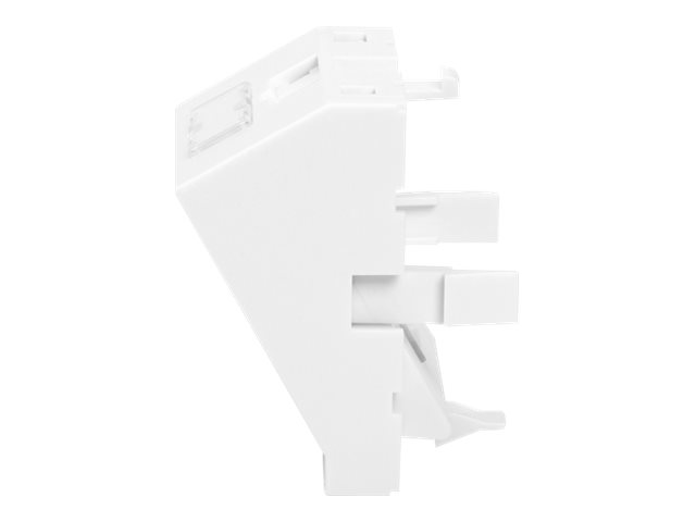 Face plate 45x45 mm 1-port angled for RA