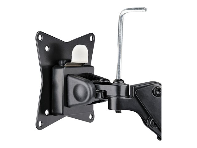 StarTech.com Desk Mount Monitor Arm for Single VESA Display up to 32\" or 49\" Ultrawide 8kg/17.6lb, Full Motion Articulating & Height Adjustable w/ Cable Management, C-Clamp, Grommet Mount - Single Monitor Arm - Mounting kit (arm assembly, VESA mount)