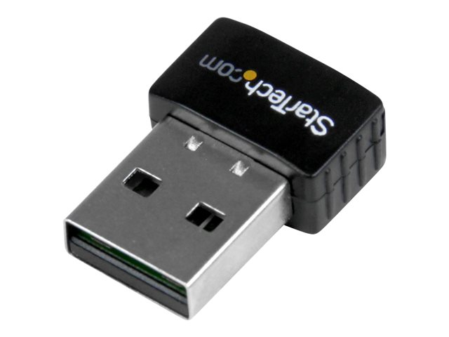 StarTech.com USB 2.0 300 Mbps Mini Wireless-N Network Adapter - 802.11n 2T2R WiFi Adapter - USB Wireless Adapter - N300 Wireless NIC (USB300WN2X2C) - Network adapter - USB 2.0 - 802.11b/g/n - black