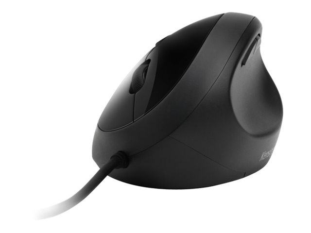 Kensington Pro Fit Ergo - Mouse - ergonomic - 5 buttons - wired - USB - black - retail