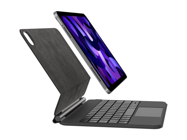 Belkin Connect Pro - Keyboard and folio case (protective case) - with magnetic stand - with trackpad - backlit - wireless - Bluetooth