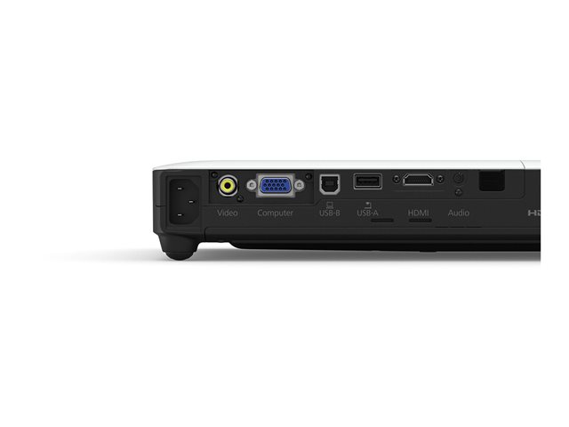 Epson EB-1795F - 3LCD projector - portable - 3200 lumens (white) - 3200 lumens (colour) - Full HD (1920 x 1080) - 16:9 - 1080p - 802.11n wireless / NFC / Miracast - black, white