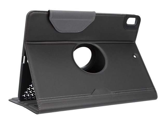 Targus VersaVu Classic - Flip cover for tablet - polyurethane faux leather - black - 12.9\" - for Apple 12.9-inch iPad Pro (3rd generation, 4th generation, 5th generation)
