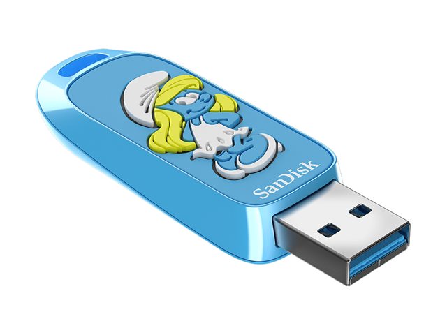 SanDisk Smurfs - Smurfette Edition USB flash drive - 256 GB - USB 3.2 Gen 1